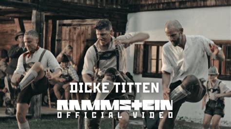 dicke teen titten|Rammstein’s New “Dicke Titten” Video Pays Homage to Large